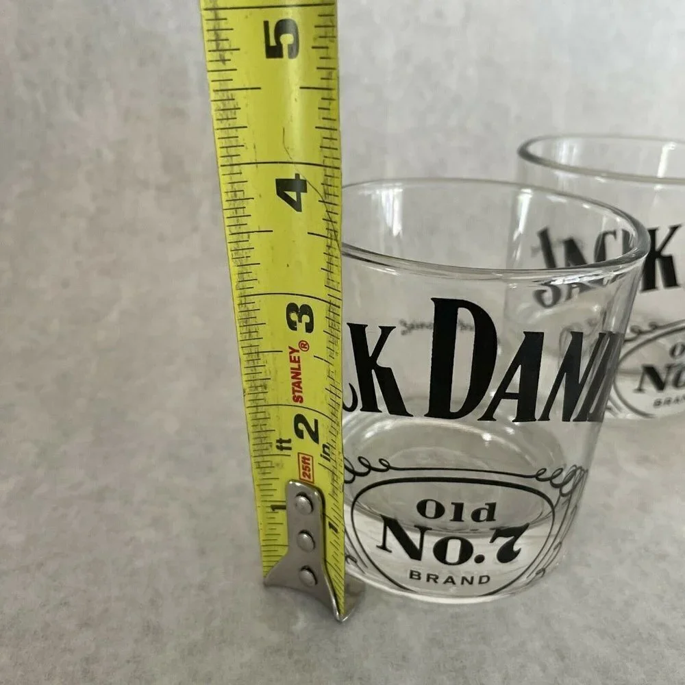 Jack Daniels Tumbler Rocks Whiskey glasses lot if 4